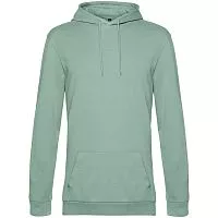 Толстовка с капюшоном унисекс Hoodie, серо-зеленая