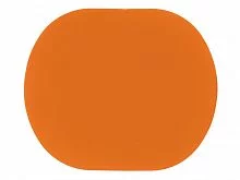 ПАТЧ ОВАЛ soft-touch (оранжевый ) 6,0 х 5,0 см
