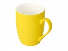 Кружка с покрытием soft-touch Tulip Gum, желтый (108C) (P)