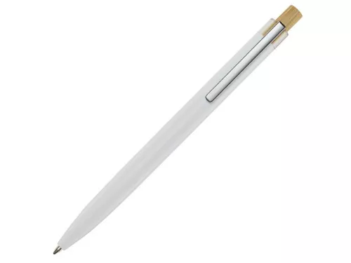 Nooshin шариковая ручка из переработанного алюминия, черные чернила - Белый Nooshin шариковая ручка из переработанного алюминия, черные чернила - Белый