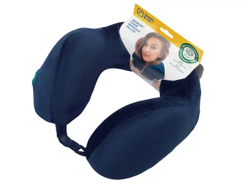 Подушка для путешествий массажная Travel Blue Massage Tranquility Pillow (217), цвет темно-синий фото 6