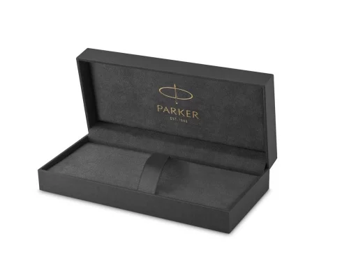 Шариковая ручка Parker Sonnet Essentials Violet SB Steel CT, цвет чернил black, перо: M, в подарочной упаковке. фото 6