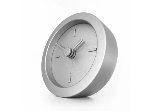 Часы настольные Sparky XXS, серебристые фото 2 Часы настольные Sparky XXS, серебристые фото 2