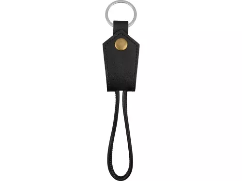 Кабель-брелок USB-MicroUSB Pelle, черный фото 5