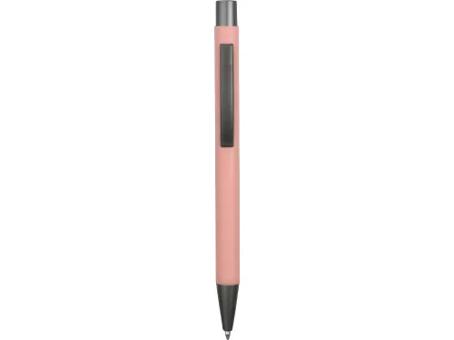 Ручка металлическая soft-touch шариковая Tender, пыльно-розовый фото 2