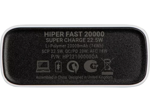 Портативный внешний аккумулятор FAST 20000 White (Р) фото 6
