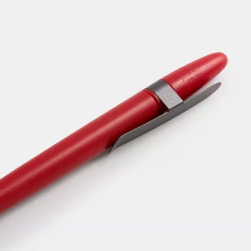 Ручка шариковая Prodir DS5 TSM Metal Clip, красная с серым фото 6
