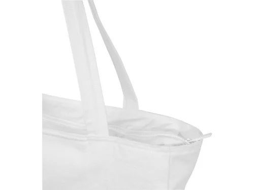 Weekender эко-сумка из переработанного материала Aware™ плотностью 500 г/м² - Белый фото 3