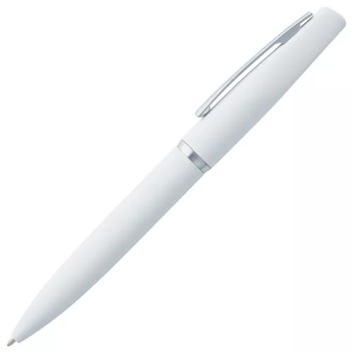 Ручка шариковая Bolt Soft Touch, белая фото 2