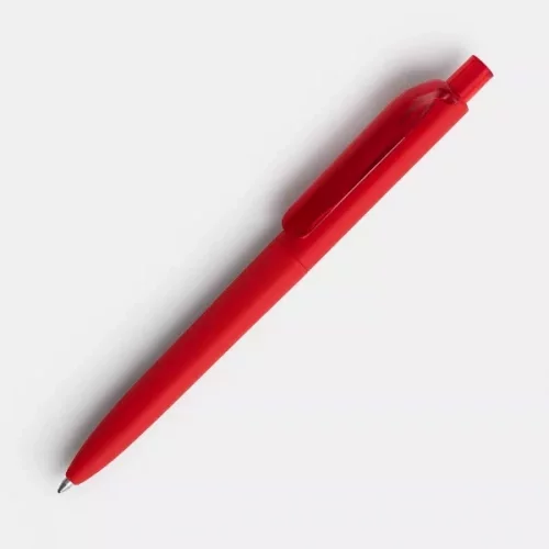 Ручка шариковая Prodir DS8 PRR-T Soft Touch, красная фото 2