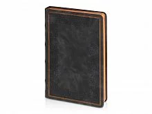 Ежедневник недатированный А5 Royal, черный с бронзовым срезом
