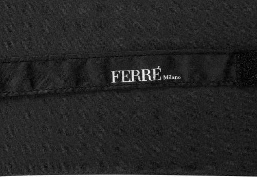 Зонт складной автоматический Ferre Milano, черный фото 7 Зонт складной автоматический Ferre Milano, черный фото 7