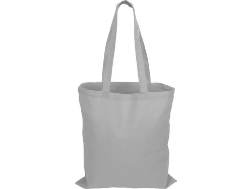 Сумка для шопинга Carryme 140 хлопковая, 140 г/м2, серый фото 3