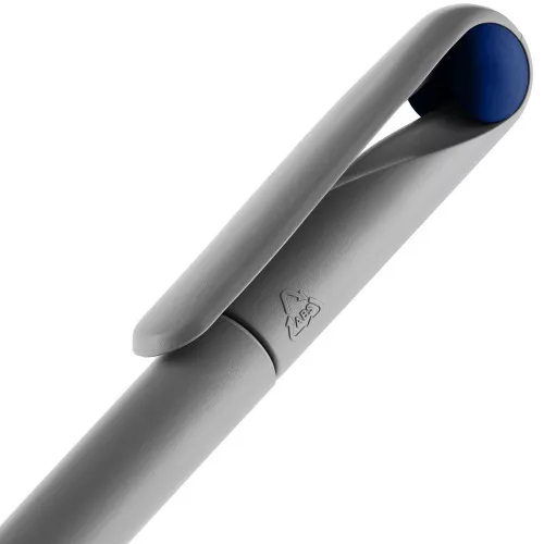 Ручка шариковая Prodir DS1 TMM Dot, серая с синим фото 5 Ручка шариковая Prodir DS1 TMM Dot, серая с синим фото 5