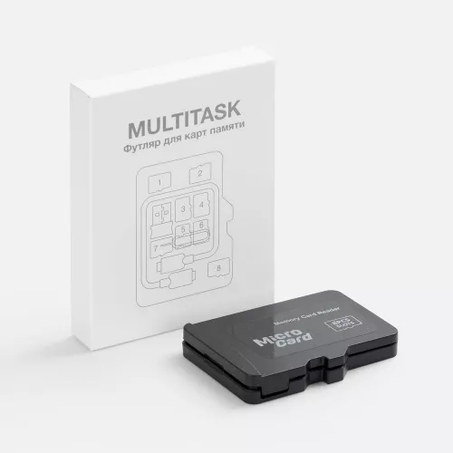 Кардридер Multitask, черный фото 8