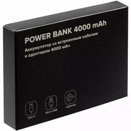 Внешний аккумулятор Easy Trick Comfort 4000 мАч, белый фото 3