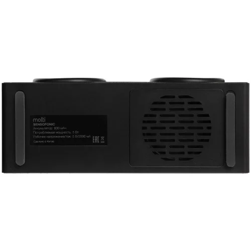 Bluetooth-колонка со светомузыкой Sensofonic, черная фото 7