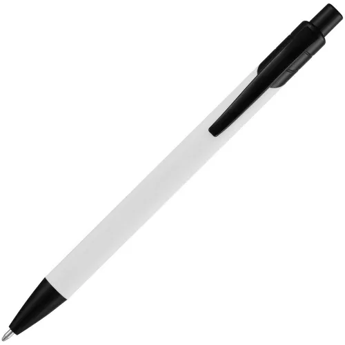 Ручка шариковая Undertone Black Soft Touch, белая фото 4