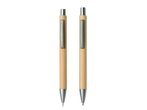 Набор ручка и механический карандаш Tender bamboo, натуральный фото 3