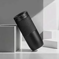 Герметичная вакуумная термокружка Pillar,550 мл, черный
