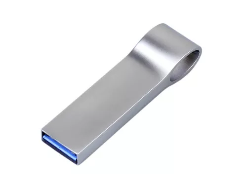 USB 3.0-флешка на 32 Гб с мини чипом, компактный дизайн, боковое отверстие для цепочки фото 3