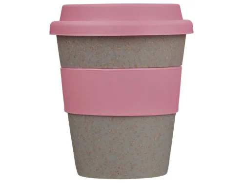 Стакан с силиконовой крышкой Cafe, dust pink фото 4