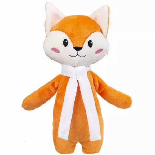 Мягкая игрушка Beastie Toys, лисенок с белым шарфом