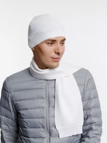 Шапка Siver, белая фото 6