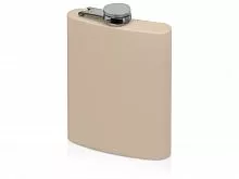 Фляжка 240 мл Remarque soft touch, 304 сталь, бежевый