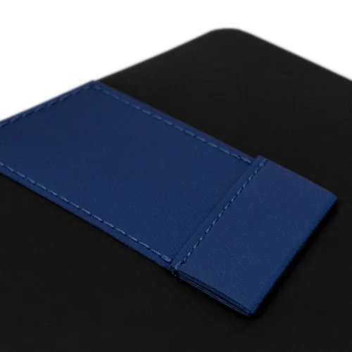 Ежедневник Bookmark, недатированный, черный с синим фото 5