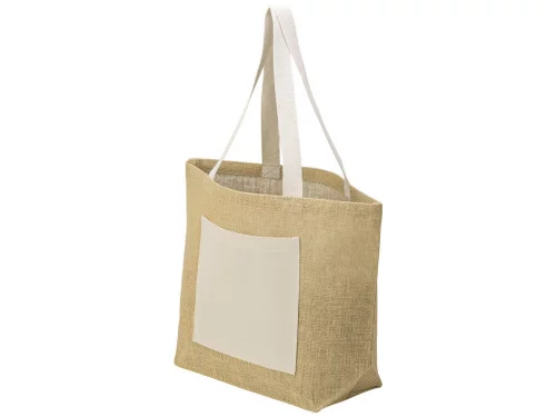 Сумка Jute джутовая с широким дном, натуральный фото 3 Сумка Jute джутовая с широким дном, натуральный фото 3