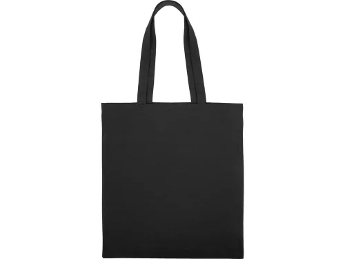 Сумка для шопинга Carryme 140 хлопковая, 140 г/м2, черный фото 4