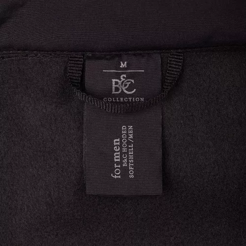Куртка мужская Hooded Softshell черная фото 8