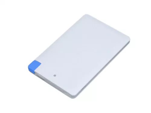 Универсальное зарядное устройство Credit _card1_power_bank под нанесение логотипа в виде кредитной карты, толщина всего 7,5 . 2500MAH. Синий Универсальное зарядное устройство Credit _card1_power_bank под нанесение логотипа в виде кредитной карты, толщина всего 7,5 . 2500MAH. Синий