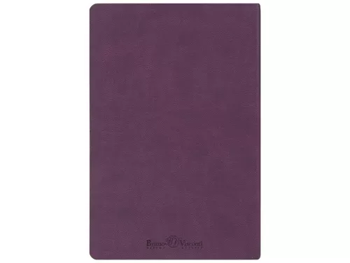 Ежедневник А5 недатированный Megapolis Velvet Flex, фиолетовый фото 4