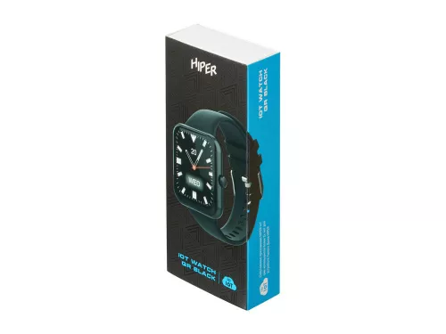 Умные часы HIPER IoT Watch QR, черный (Р) фото 6 Умные часы HIPER IoT Watch QR, черный (Р) фото 6
