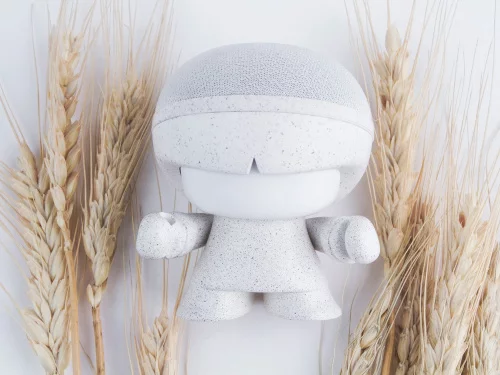 Портативная колонка mini Xboy Eco, пшенично-белый фото 3