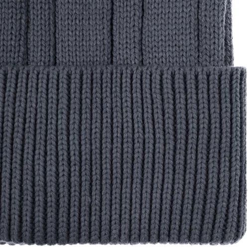 Шапка Knit Beat, темно-серая фото 3