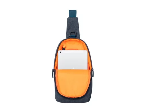 RIVACASE 7711 dark grey сумка слинг для мобильных устройств /12 фото 6