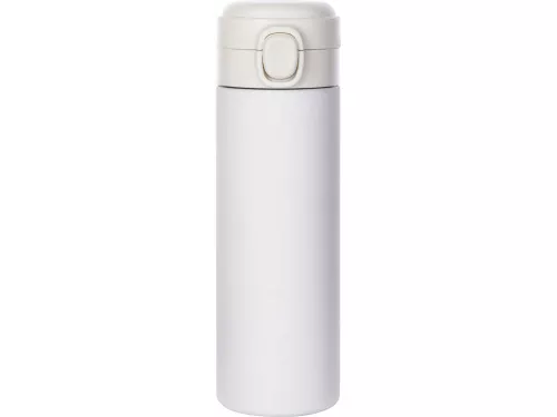 Вакуумная термокружка Waterline c кнопкой Guard, 400 мл, белый фото 2 Вакуумная термокружка Waterline c кнопкой Guard, 400 мл, белый фото 2