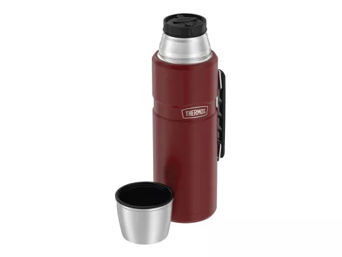 Термос из нерж. стали тм THERMOS SK2020 Rustic Red King 2,0L, красный фото 2