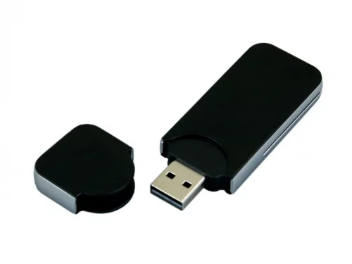 USB-флешка на 32 Гб в стиле I-phone, прямоугольнй формы, черный фото 2