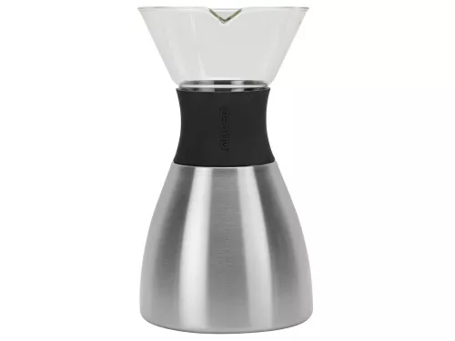 Кофеварка POUR OVER, 1000 мл, серебристый/черный фото 6