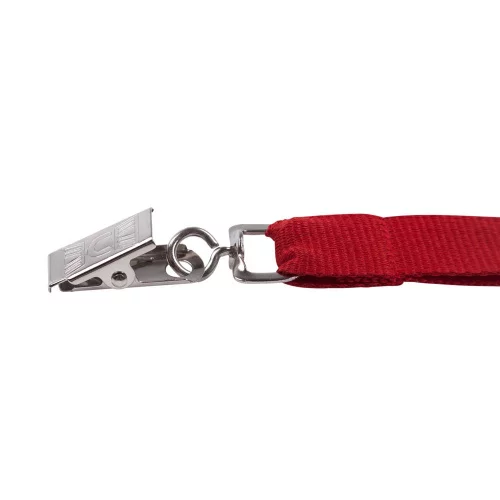 Лента для бейджа Neckband, красная фото 3