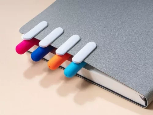Ручка шариковая Swiper Soft Touch, неоново-оранжевая с белым фото 5