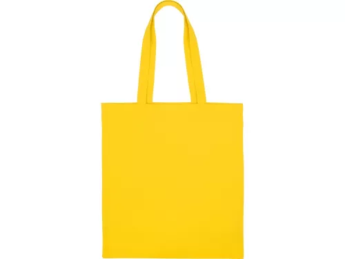 Сумка для шопинга Carryme 140 хлопковая, 140 г/м2, желтый фото 3