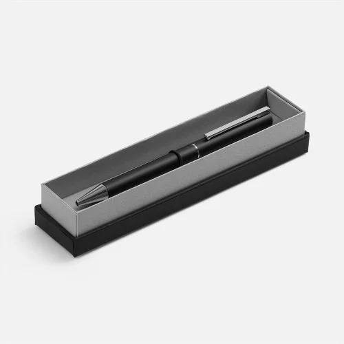 Ручка шариковая Blade Soft Touch в футляре, черная Ручка шариковая Blade Soft Touch в футляре, черная