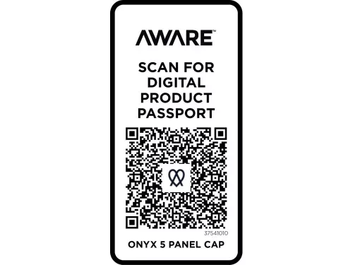 Onyx с 5 панелями Aware™ кепка из переработанных материалов - Белый фото 3