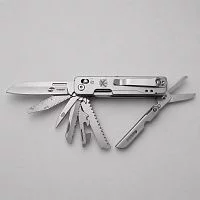 Мультитул Stinger, 92 х 30 мм, 15 функций, нержавеющая сталь, серебристый, в картонной коробке
