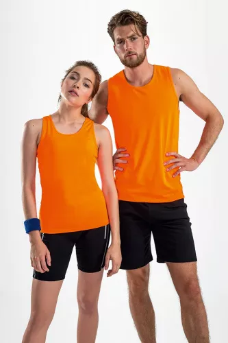 Майка мужская SPORTY TT MEN, красная фото 5